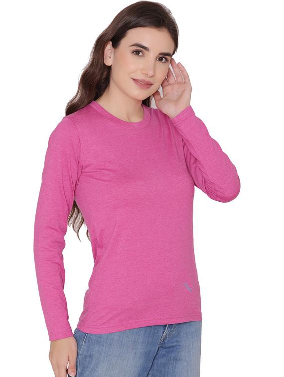 women's plain crew neck t-shirt - 20469679 -  Standard Image - 1