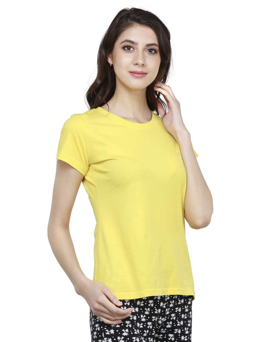 women's plain round neck t-shirt - 20469711 -  Standard Image - 1