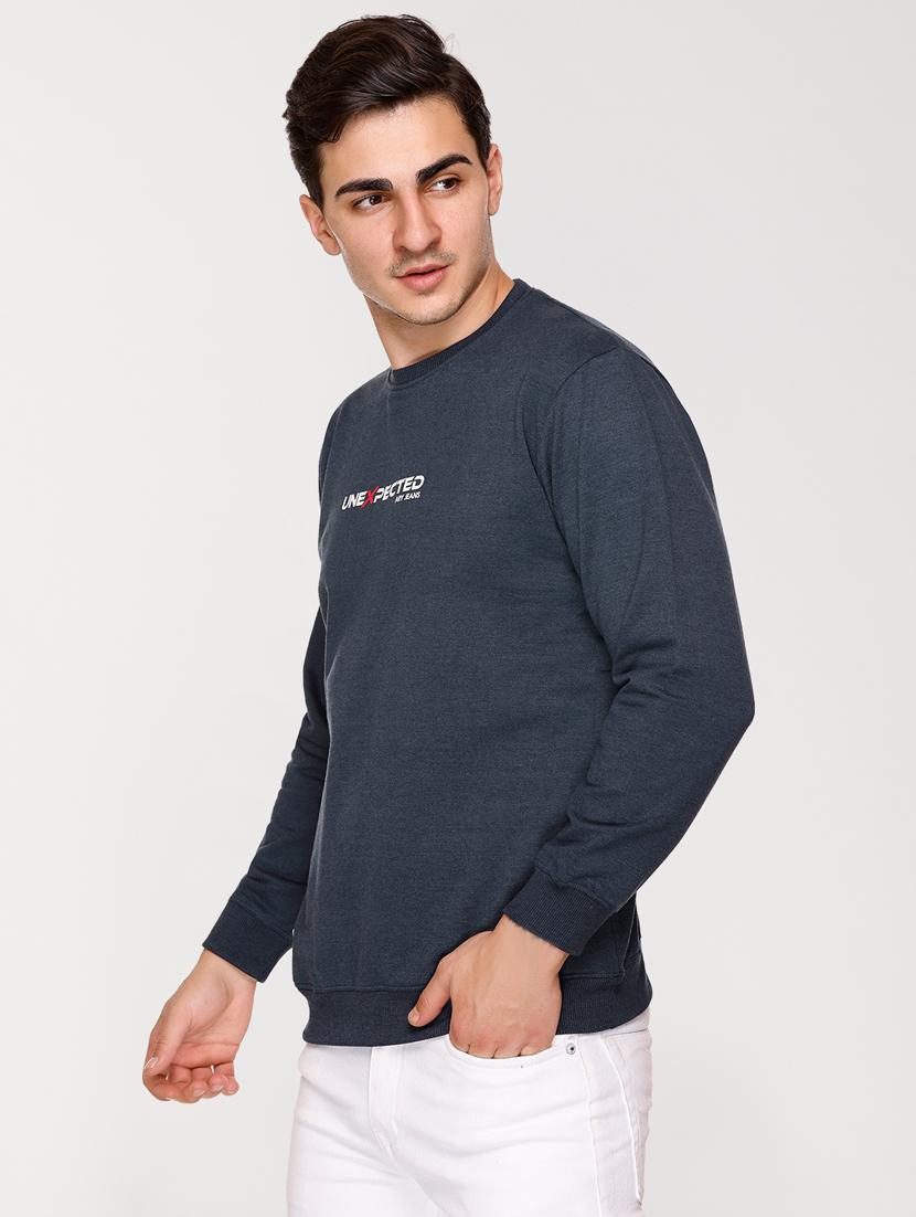 mens chest print sweatshirt - 20469909 - Standard Image - 1