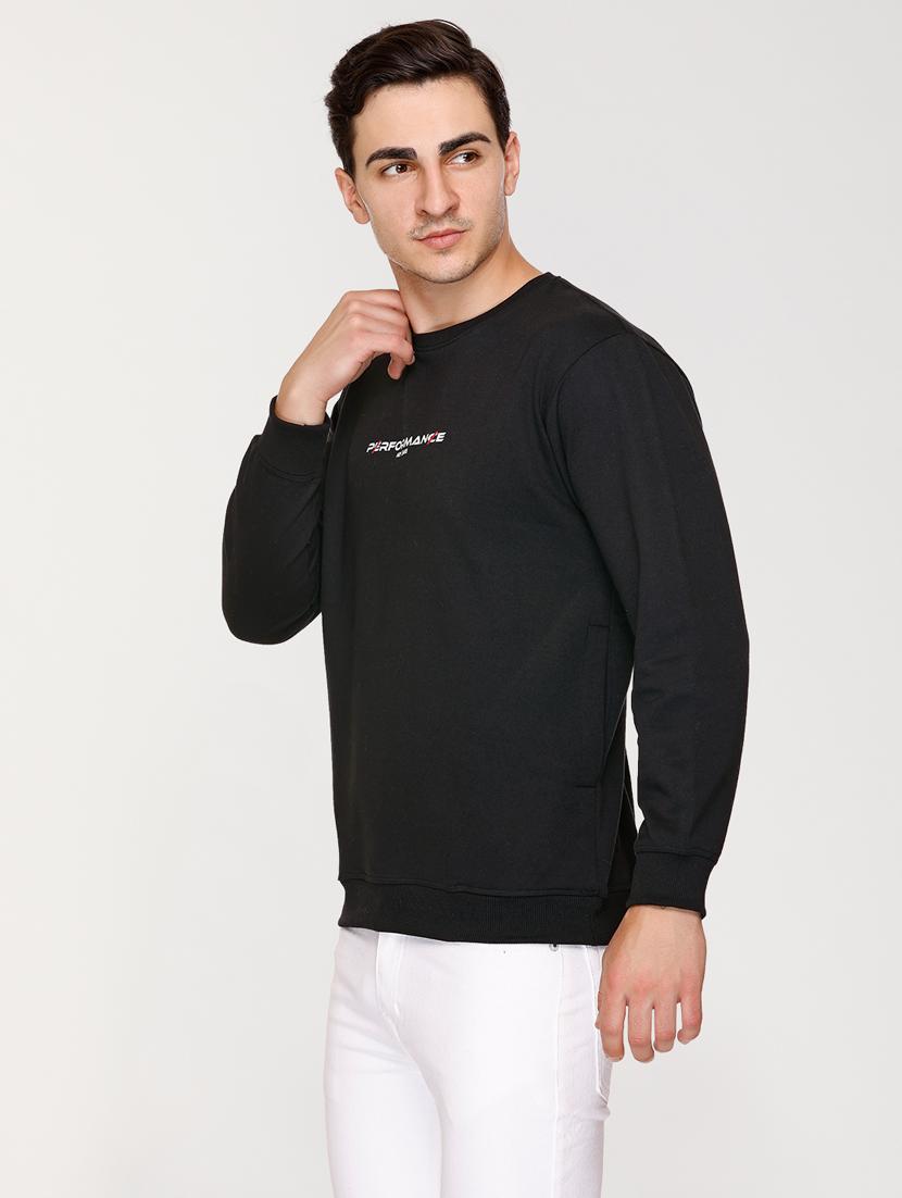 mens chest print sweatshirt - 20469910 - Standard Image - 1