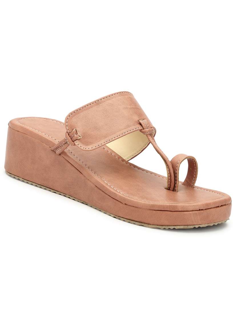 women slip on wedge