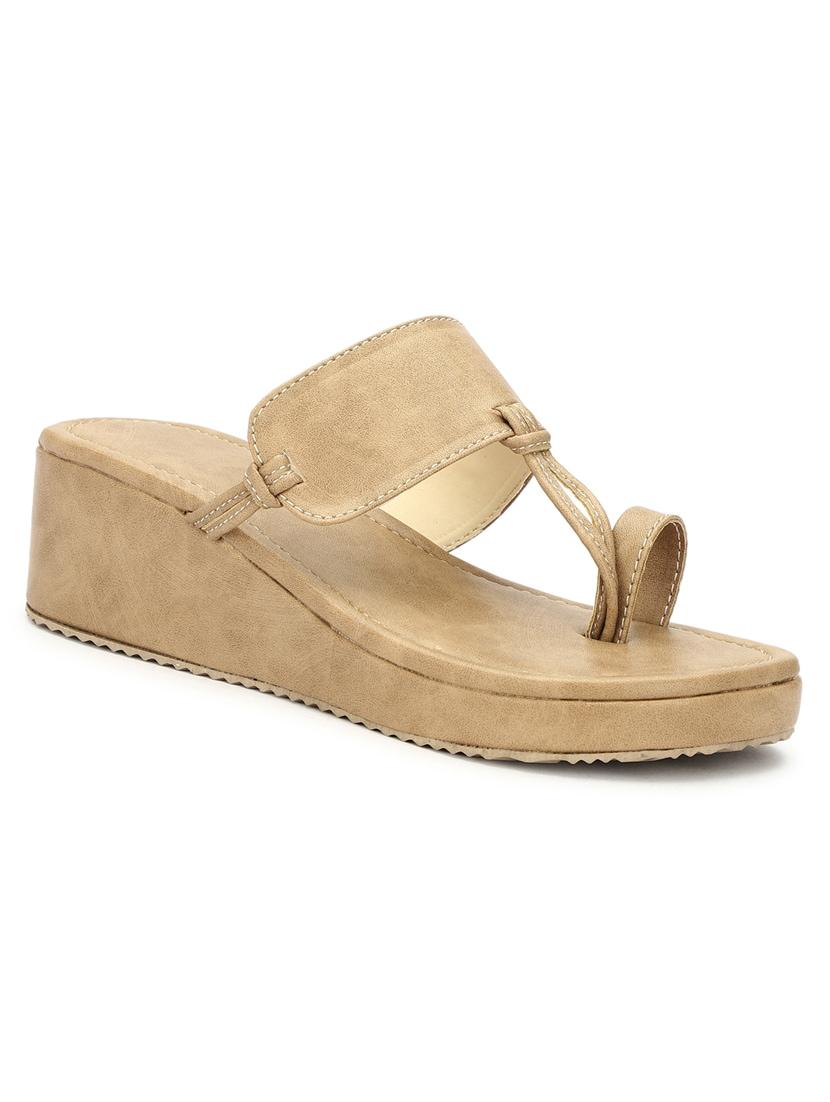 women's khaki platform sandal - 20470418 - Zoom Image - 0