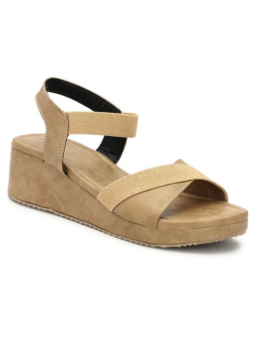 women's khaki platforms sandal - 20470426 -  Standard Image - 0