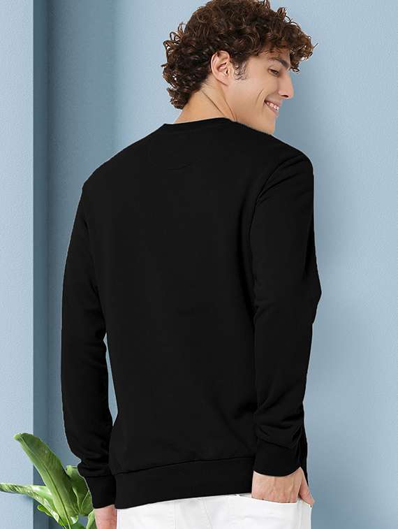 men solid sweatshirt - 20474902 -  Standard Image - 1