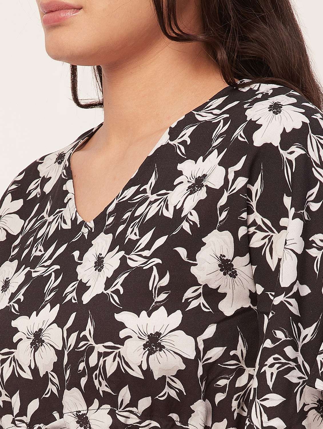 black floral print pyjama nightwear set - 20475937 - Standard Image - 4