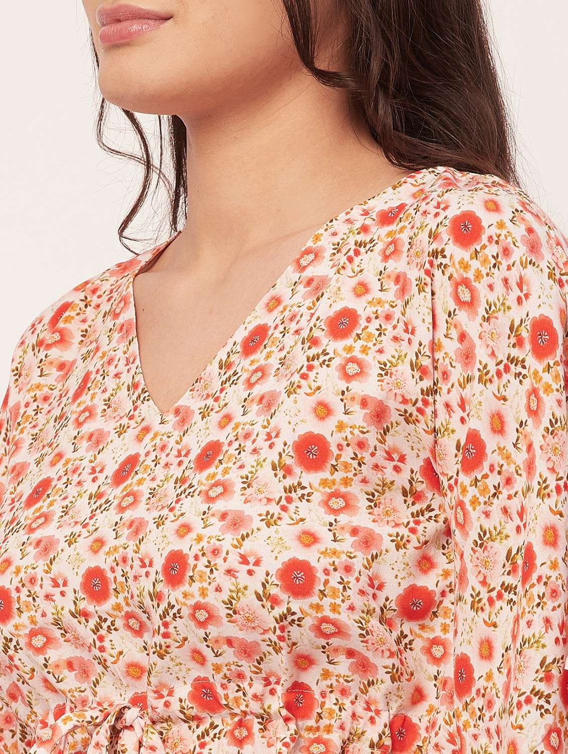 cream floral print pyjama nightwear set - 20475938 - Standard Image - 4