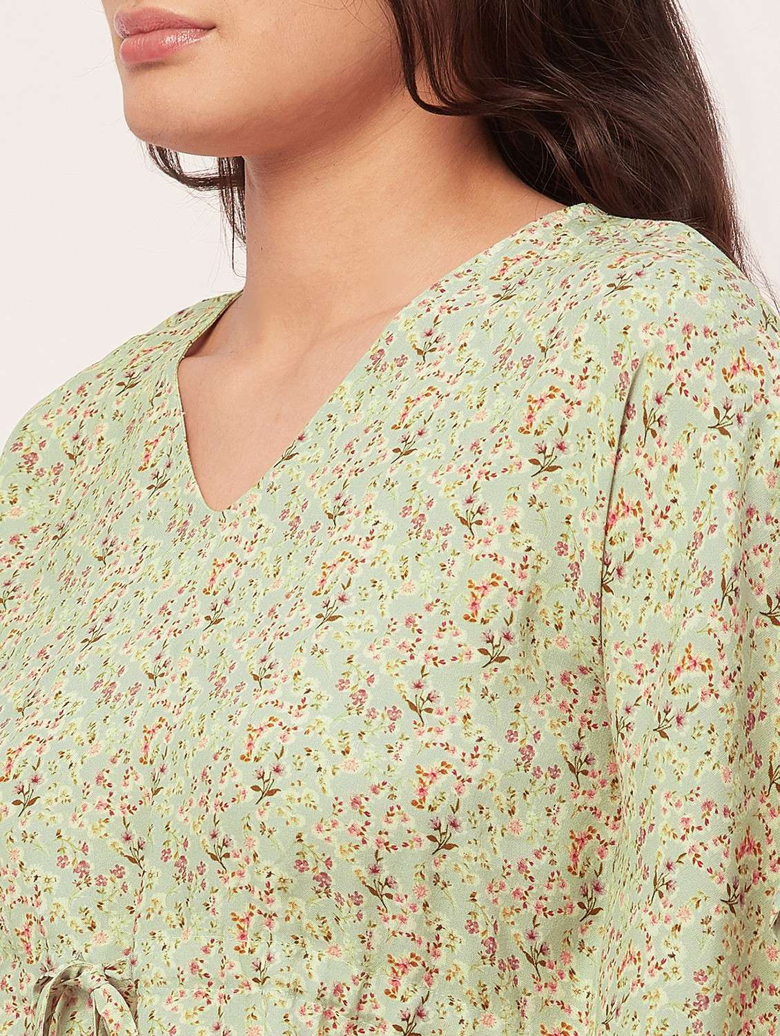 neo mint floral print pyjama nightwear set - 20475939 - Standard Image - 4