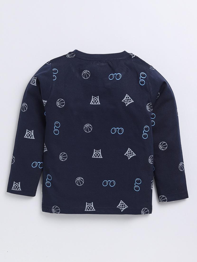 boys round neck printed t-shirt - 20476059 -  Standard Image - 1