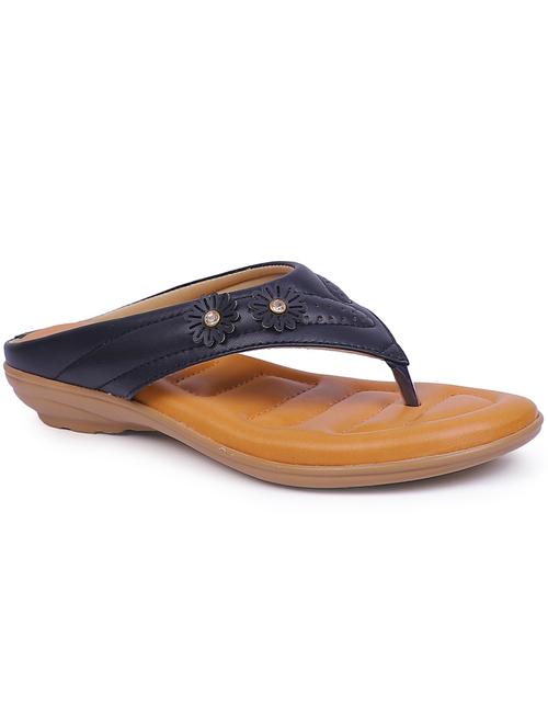 women black cut work flats - 20476183 -  Standard Image - 0