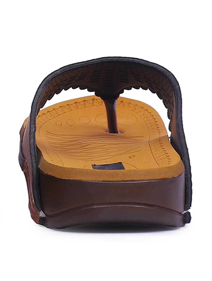 women brown cut work flats - 20476187 - Standard Image - 4