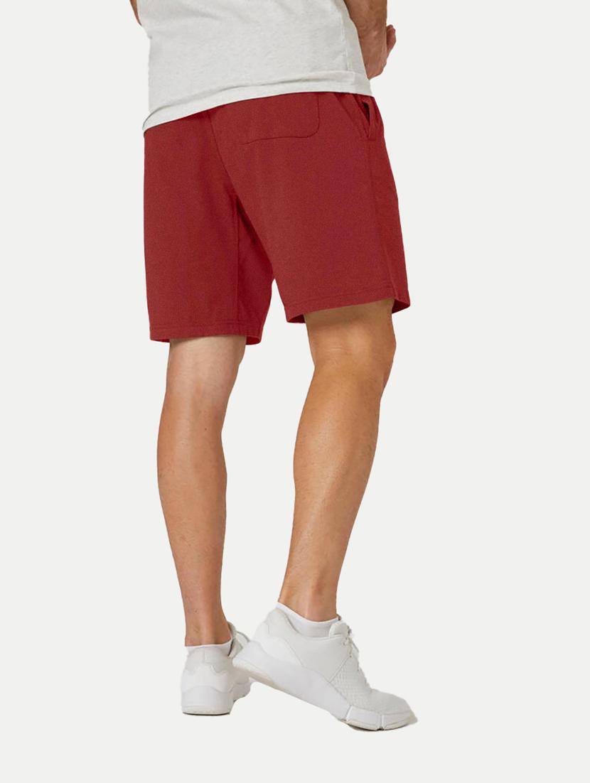 men red cotton blend regular short - 20477835 -  Standard Image - 1