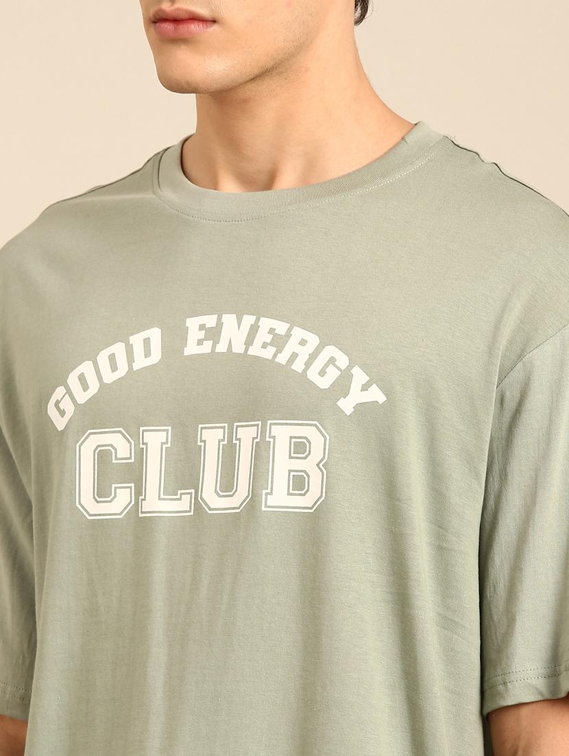 neo mint crew neck chest print t-shirt - 20477900 - Standard Image - 4
