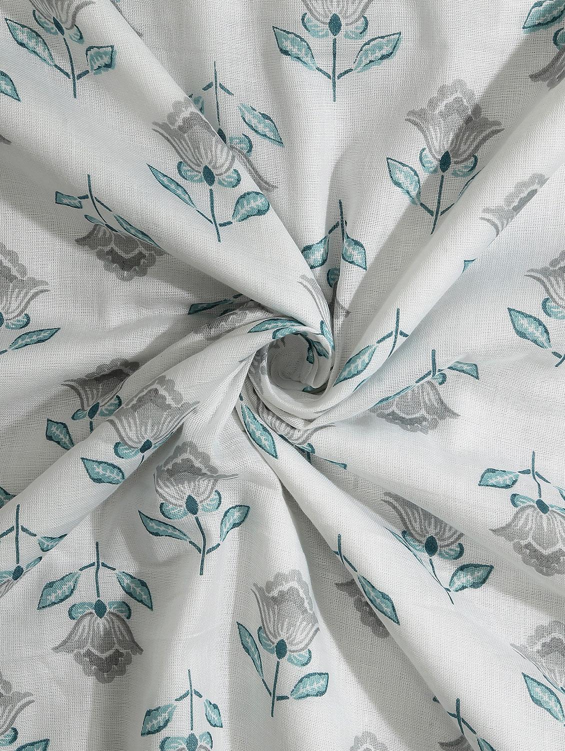 texstylers cotton reversible floral print 57 x 87 inches jaipuri single bed ac dohar - 20478361 - Standard Image - 4