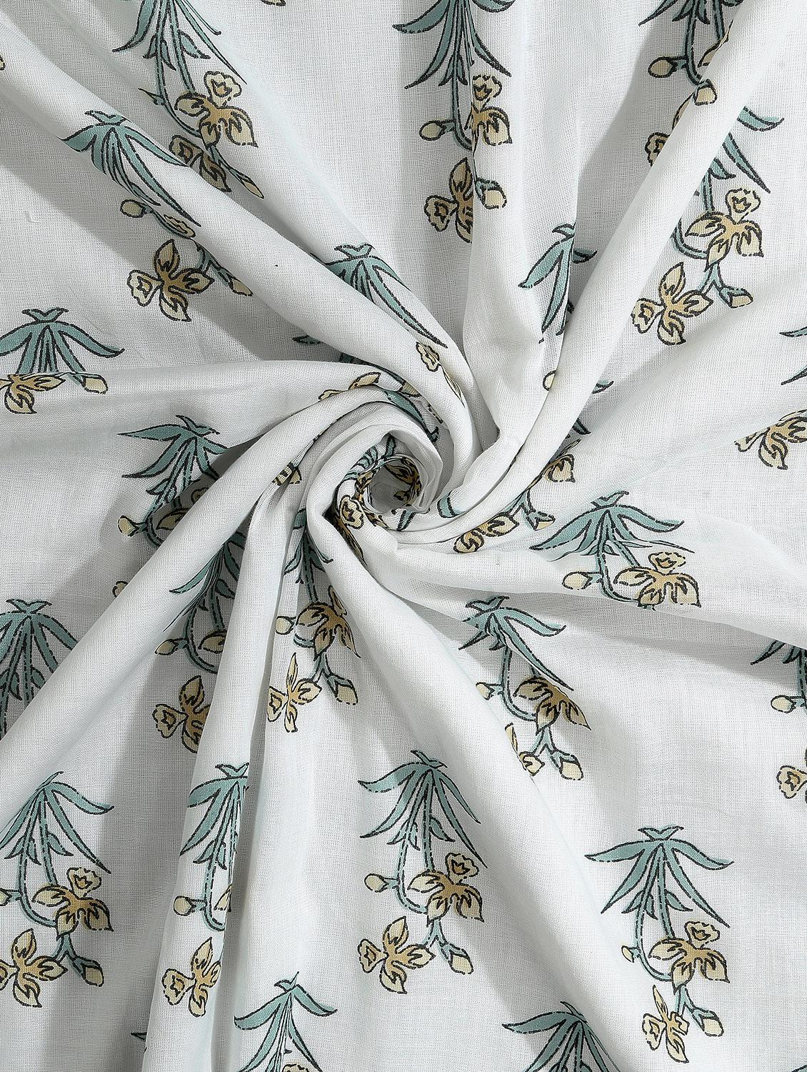 texstylers cotton reversible floral print 57 x 87 inches jaipuri single bed ac dohar - 20478363 - Standard Image - 4