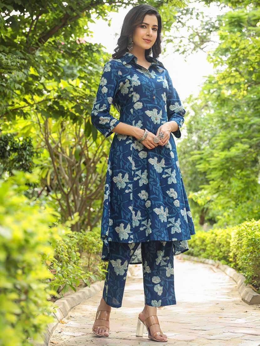 floral kurta pant set