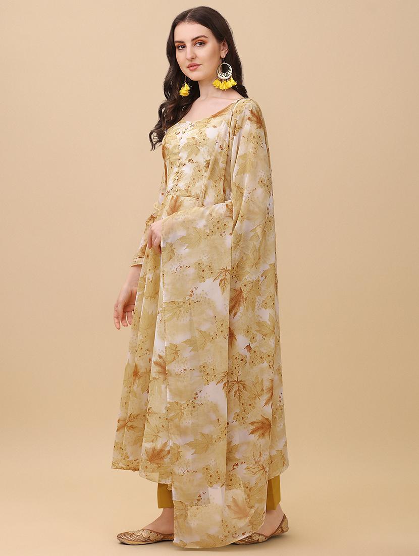 women printed kurta pant set with dupatta - 20484587 -  Standard Image - 1