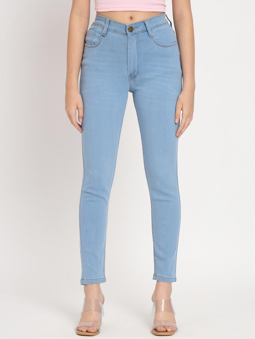 women's plain slim fit jeans - 20484641 - Zoom Image - 0