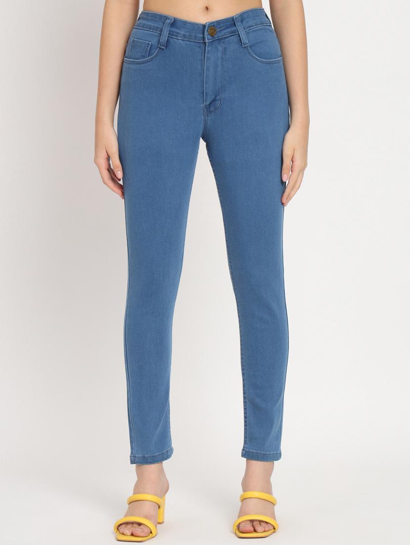 women's plain slim fit jeans - 20484648 - Zoom Image - 0