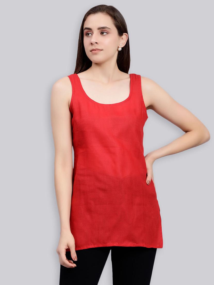 women set of 2 white & red camisole - 20485532 - Standard Image - 1