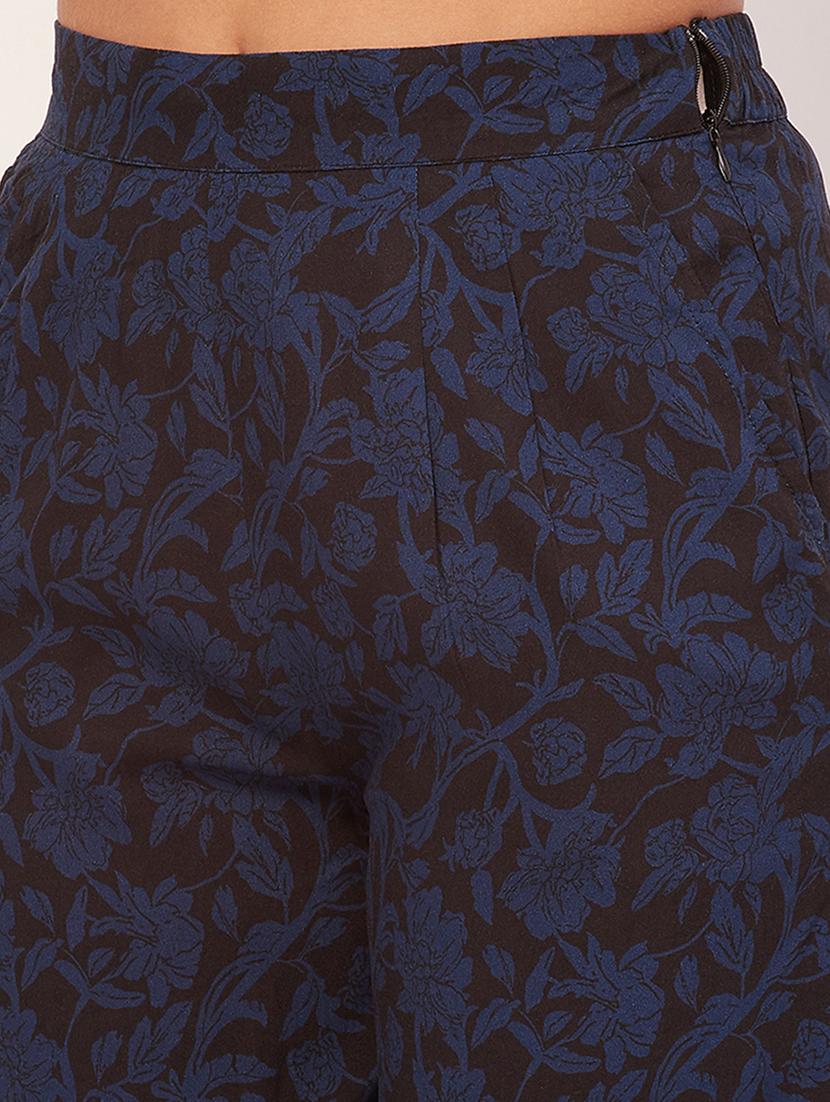 women floral print wide leg trouser - 20485678 - Standard Image - 4
