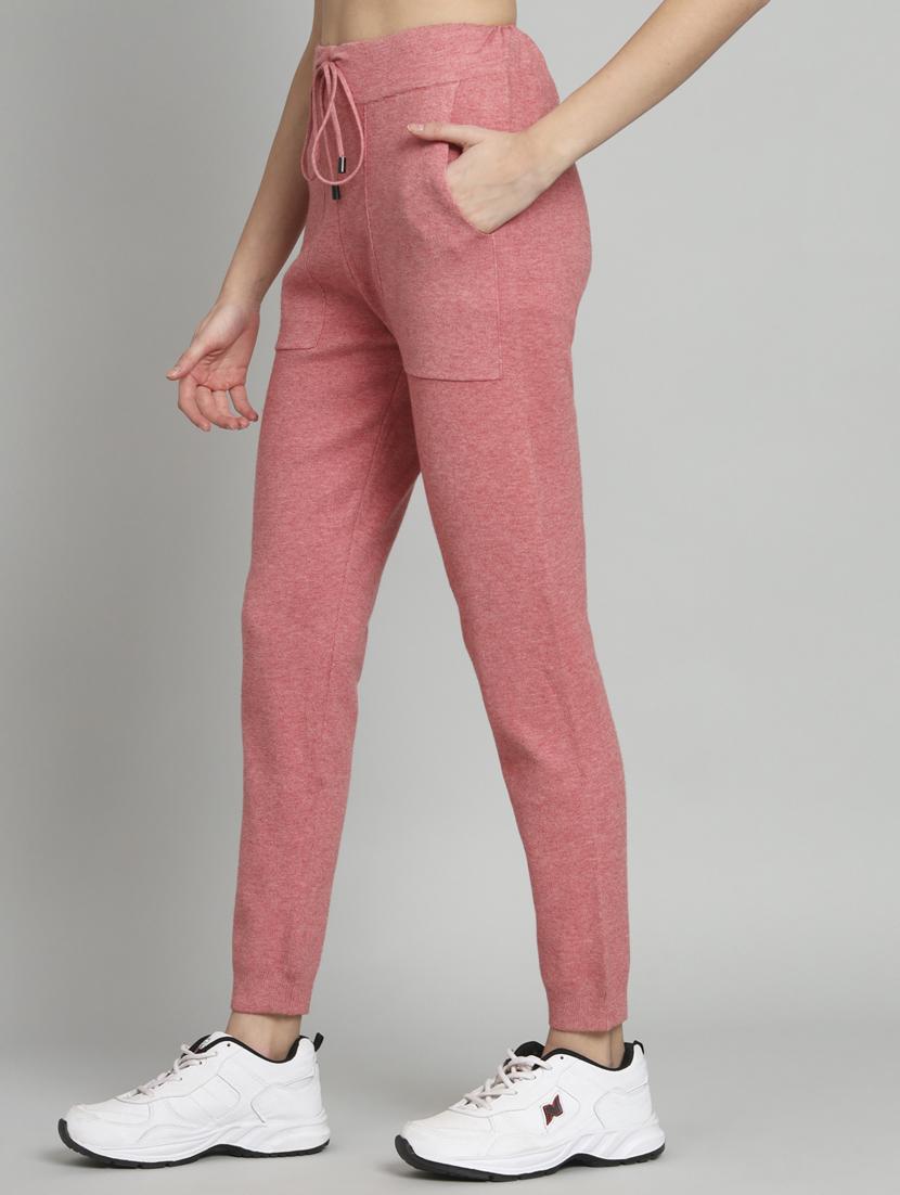 peach wool jogger - 20486342 -  Standard Image - 1