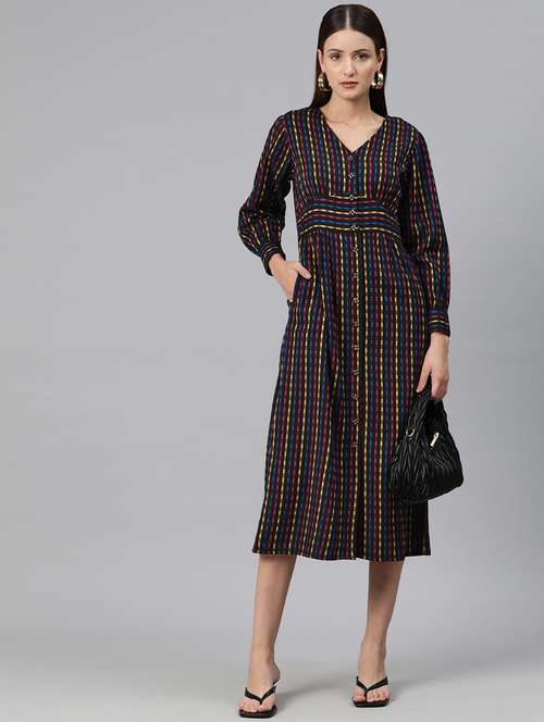 black stripes empire line dress - 20486525 -  Standard Image - 0