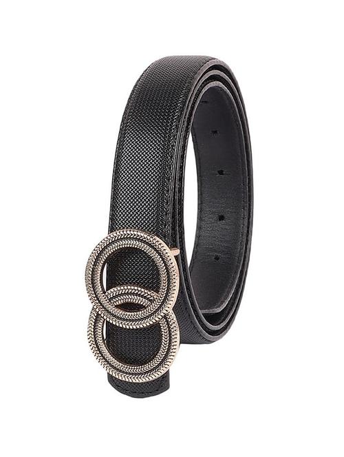 zevora black women's leather belt - 20486749 -  Standard Image - 0