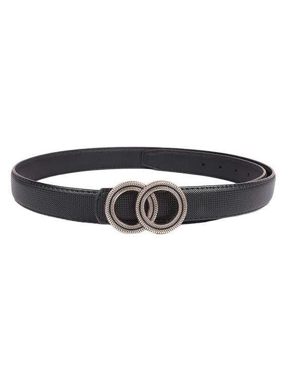 zevora black women's leather belt - 20486749 -  Standard Image - 1