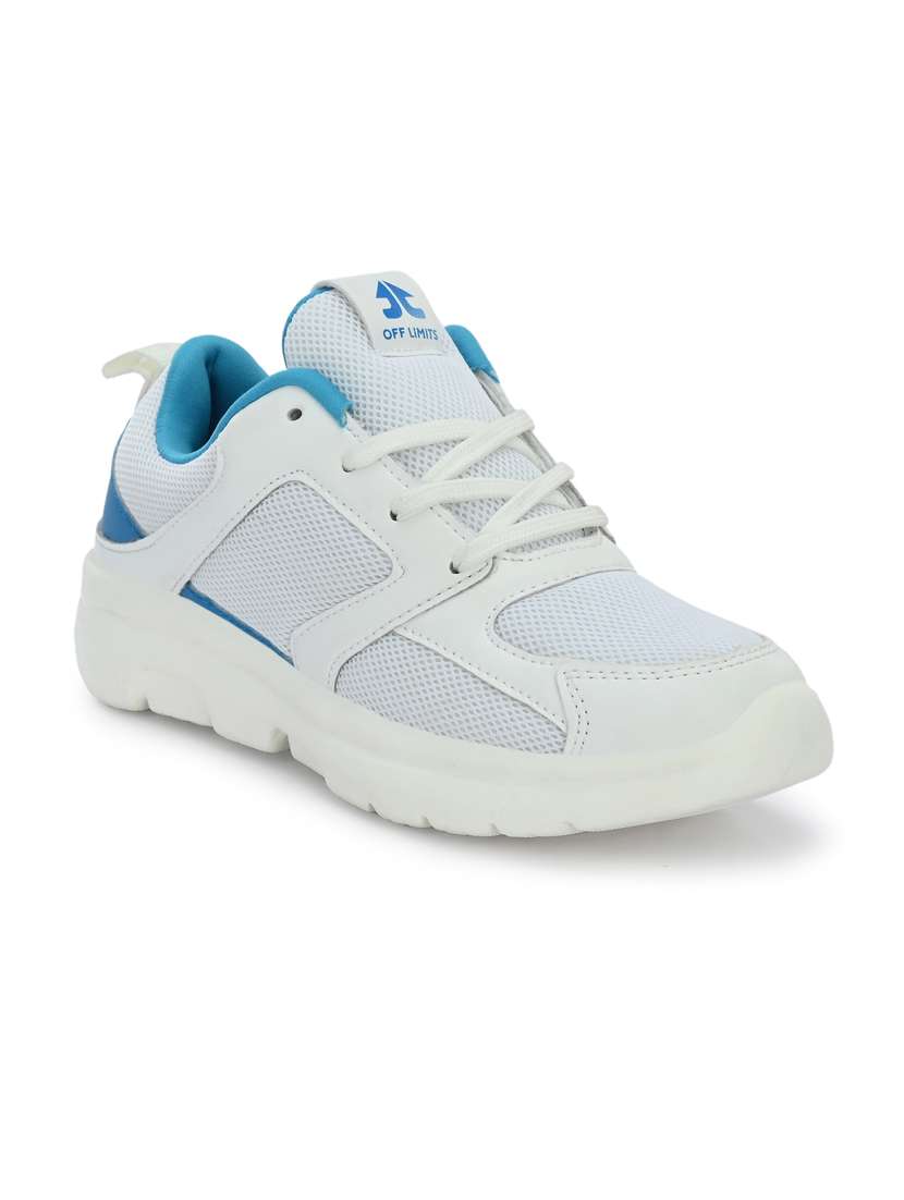 girls white lace up sport shoe - 20486796 - Standard Image - 1