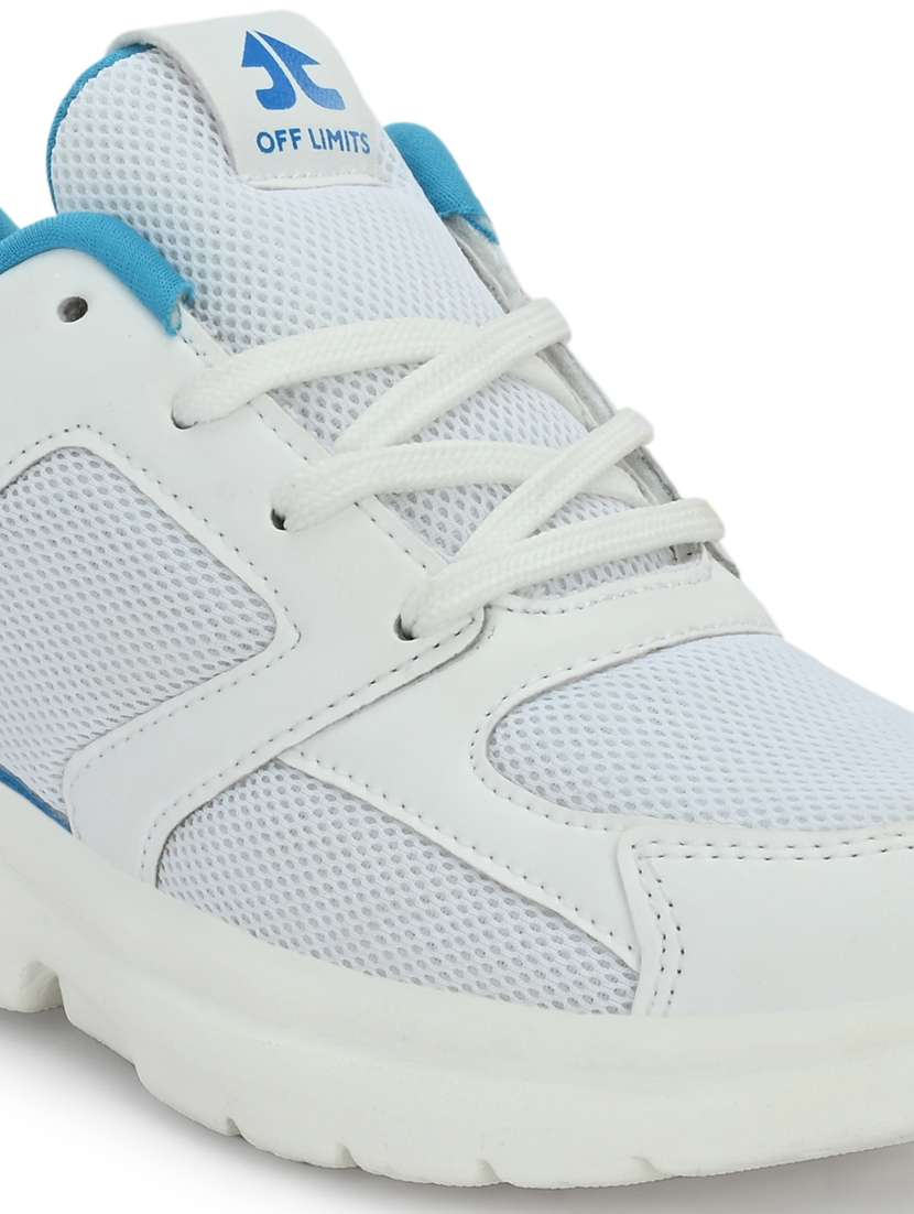 girls white lace up sport shoe - 20486796 - Standard Image - 4
