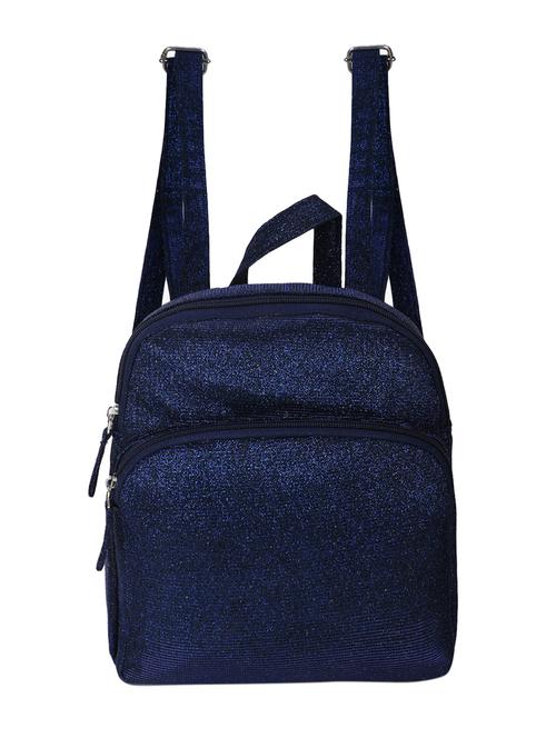 navy blue solid fashion backpack - 20486883 -  Standard Image - 0