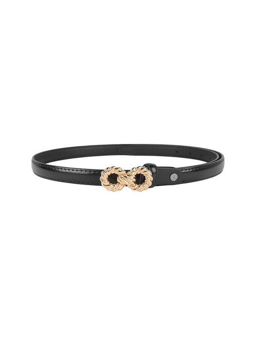 zevora black women's leather belt - 20486888 - Standard Image - 0