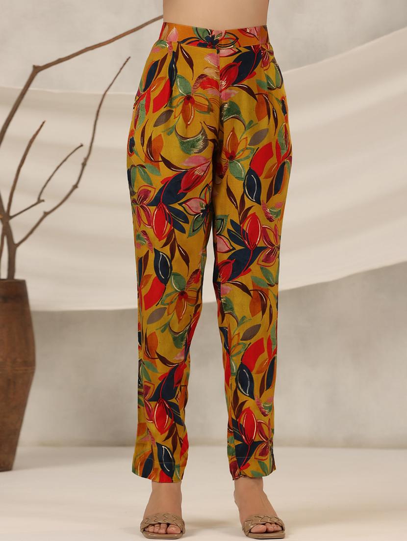 women mustard shirt collar co-ord sets - 20487166 - Standard Image - 4