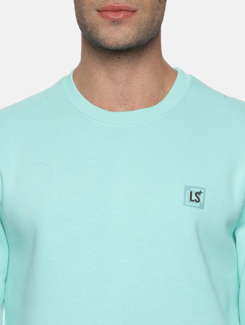 men solid fleece sweatshirt - 20487177 - Standard Image - 4