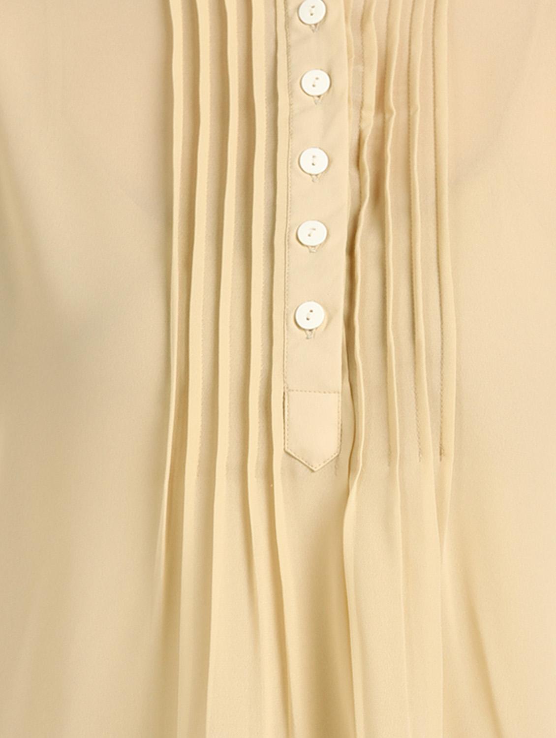 beige solid a-line top - 20487209 - Standard Image - 4