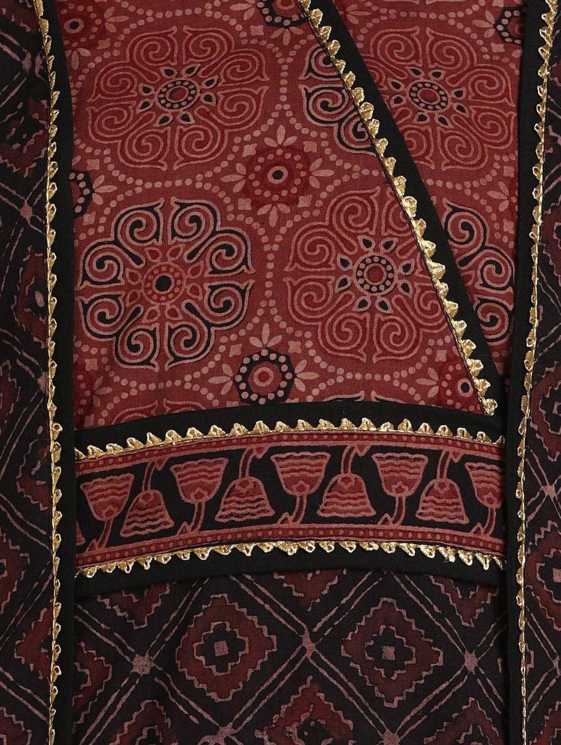 women block printed a-line kurta - 20487408 - Standard Image - 4