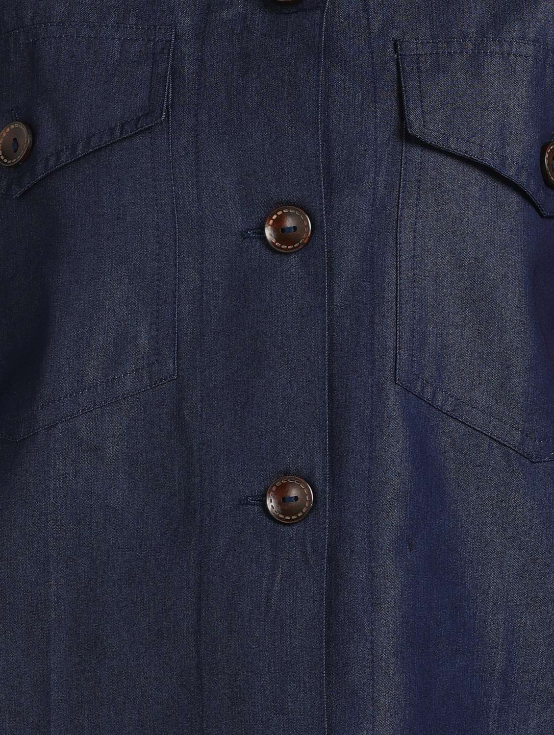 navy blue boxy shirt - 20487642 -  Standard Image - 4