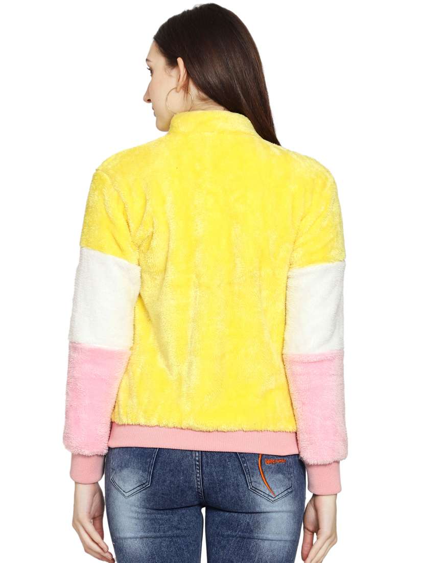 women's color block sweatshirt - 20487755 -  Standard Image - 1
