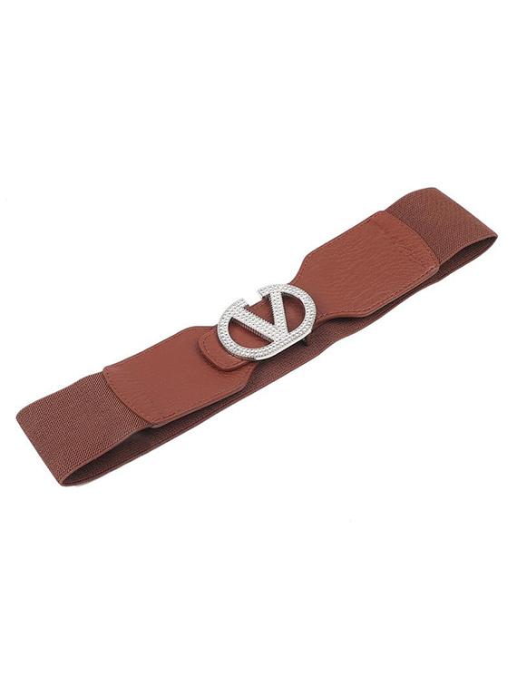brown women's leather belt - 20487824 -  Standard Image - 1
