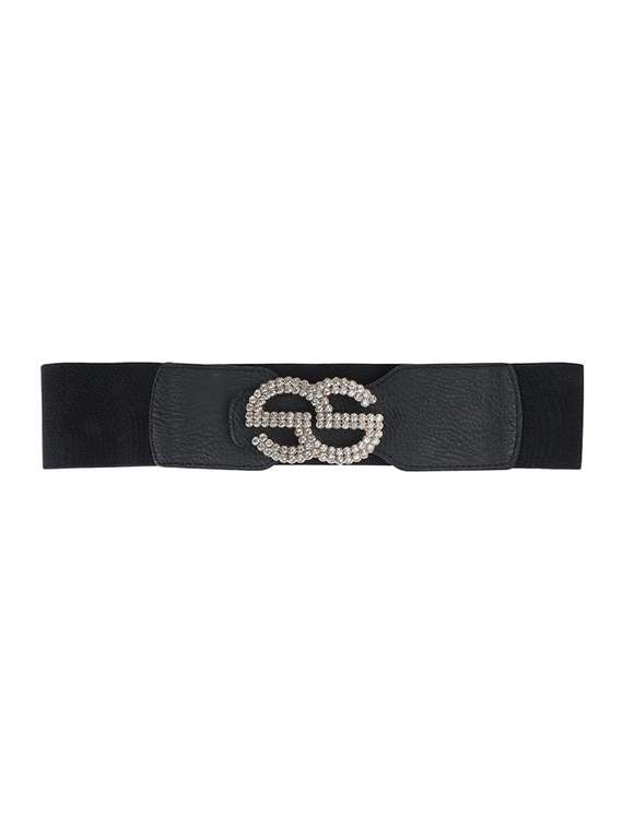 black women's leather belt