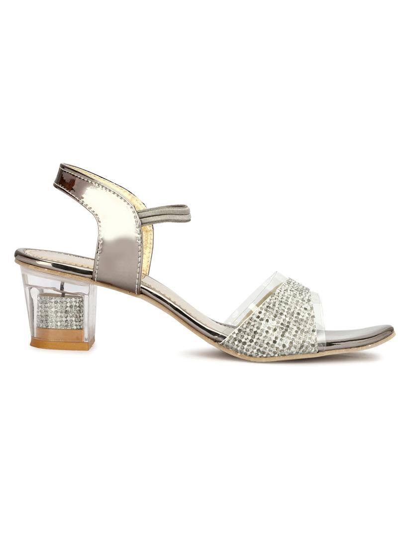 women embellished back strap sandal - 20488165 - Standard Image - 1