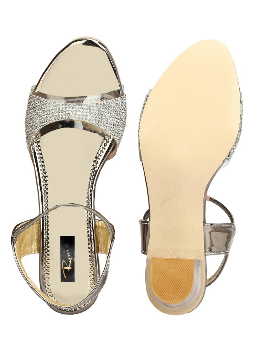 women embellished back strap sandal - 20488165 - Standard Image - 4
