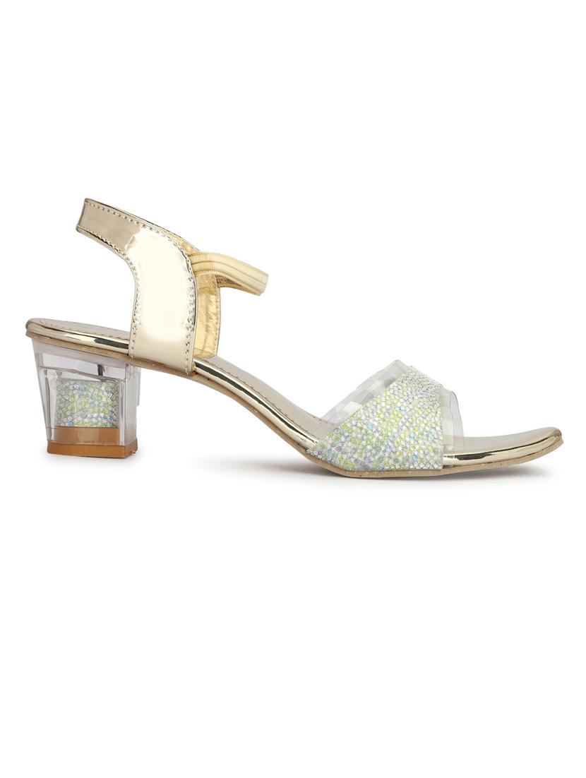 women embellished back strap sandal - 20488166 - Standard Image - 1