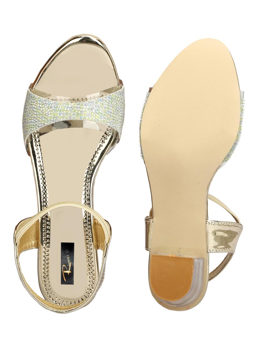 women embellished back strap sandal - 20488166 - Standard Image - 4
