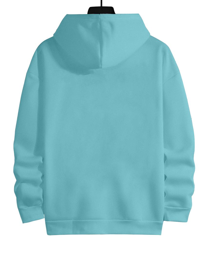 men placement print hooded sweatshirt - 20488509 - Standard Image - 1