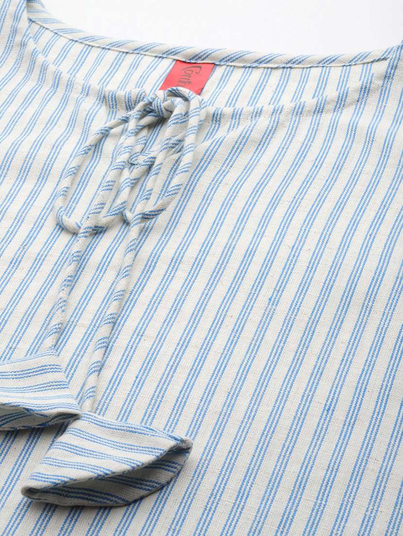 multi color stripes regular tunic - 20488598 - Standard Image - 4