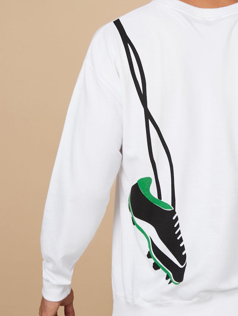 men front & back print long sleeve sweatshirt - 20489430 - Standard Image - 1
