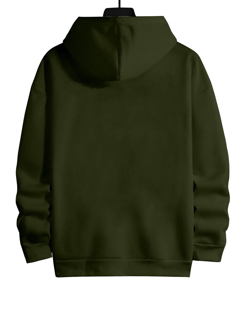 olive typography placement print sweatshirt - 20490860 - Standard Image - 1