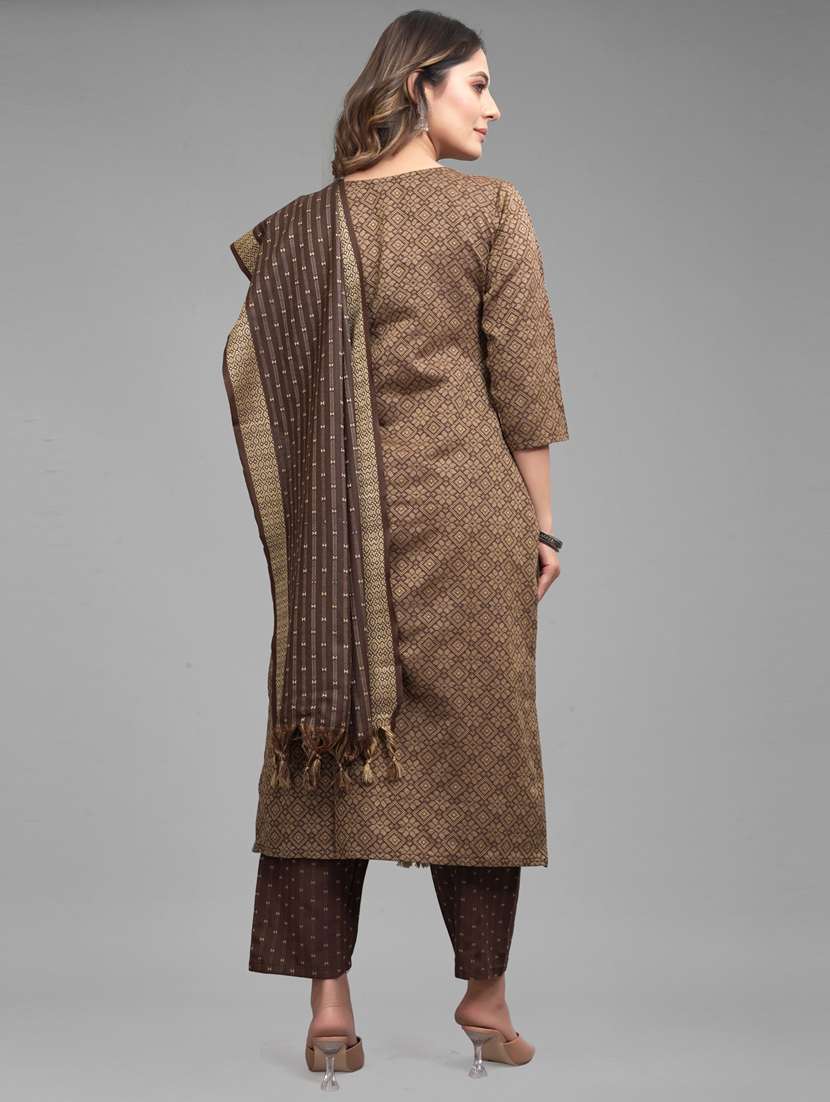 geometric print suit set  - 20490901 -  Standard Image - 4