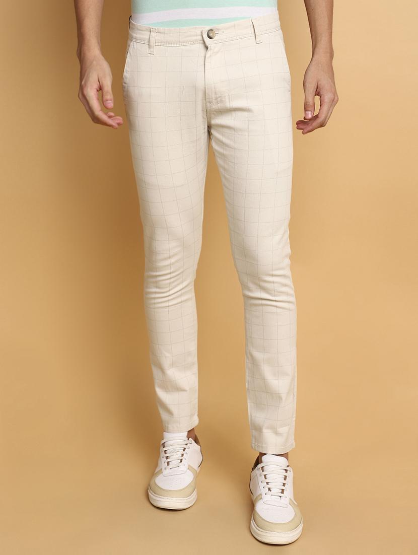 grey cotton chinos casual trousers - 20490992 - Zoom Image - 0